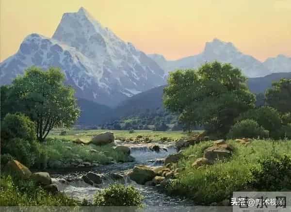 一个能将空气的轻盈与澄澈揉进色彩肌理凝于画布之上的大师