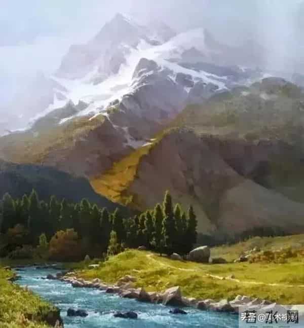 一个能将空气的轻盈与澄澈揉进色彩肌理凝于画布之上的大师