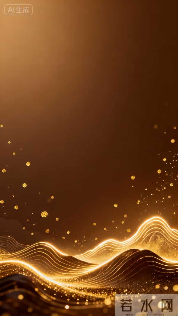 高清手机壁纸|素影凝朝露,金波泛夕阳(棕彩金浪)