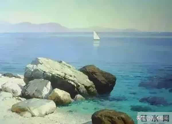 一个能将空气的轻盈与澄澈揉进色彩肌理凝于画布之上的大师