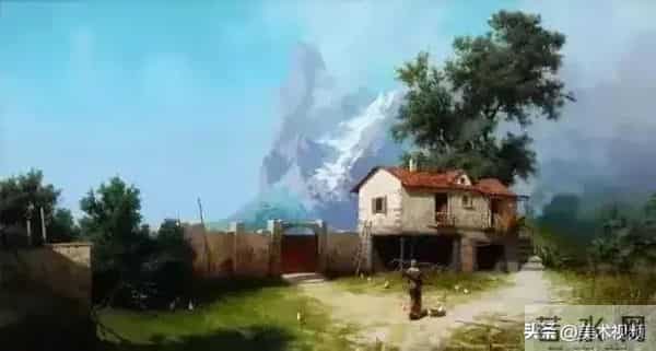 一个能将空气的轻盈与澄澈揉进色彩肌理凝于画布之上的大师